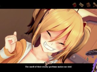 blowjob, creampie, pov, visual novel