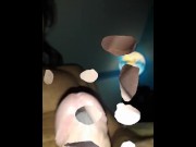 Preview 6 of Pumping my own sperm into my mouth during vigorous and loud selfsuck