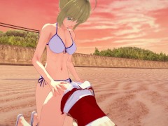 FUTA SABER HAVE SEX WITH NERO CLAUDIUS [FGO] [FUTANARI]