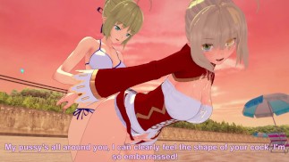 FUTA SABER HAVE SEX WITH NERO CLAUDIUS [FGO] [FUTANARI]
