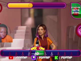 sex game gameplay, sexy airlines, twitch streamer, sex game