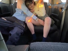 真昼間の車内でHカップ爆乳の女子大生にカーフェラしてもらった③ - Screenshot 5 of 16 - 口内射精