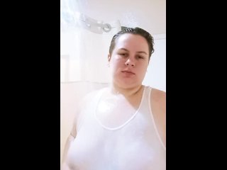 dripping wet pussy, big boobs, verified amateurs, shower fuck