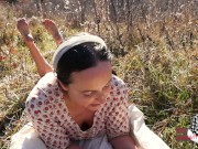 Preview 3 of Dirty Bare Feet Outdoor MILF Cerise Reads From Tess (Nice Parts Only!)