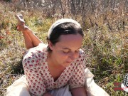 Preview 4 of Dirty Bare Feet Outdoor MILF Cerise Reads From Tess (Nice Parts Only!)