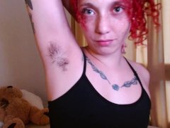 Sexy redhead makes you smell her sweaty armpits - JOI Encourage - TEASER