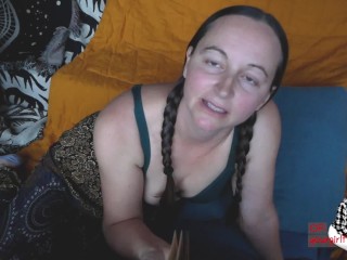 Your MILF Girlfriend Reads To You In Braids and Bra, Gently Sapphic