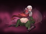 Preview 6 of Jessika's Curse - Sexy white hair sorcerer BDSM hentai animations galery