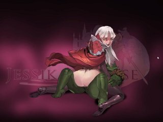 Jessika s Curse Sexy white hair sorcerer BDSM hentai animations galery 8