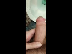 Pissing and jerking off