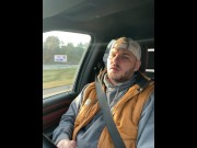 Preview 4 of Huge cumshot while driving