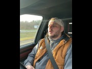 Preview 5 of Huge cumshot while driving