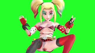 3D Dibujos animados anal prolapso boquiabierto Harley Quinn DC Gwen tetas grandes Tennyson en solitario Gwen aheago apretado coño