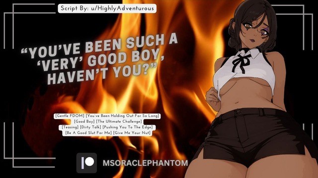 [Ф4М] Making A Good Boy Fail No Nut November [FDom] [Дразнить] [Аудио RP]