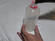 Preview 1 of Enema with diluted sake. plug the anus with an anal plug