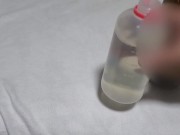 Preview 3 of Enema with diluted sake. plug the anus with an anal plug