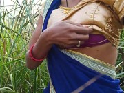 Preview 2 of Making Nude Video by Village girl For Her Boyfriend In Fields