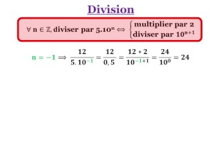 DEX#01 - Multiplication & Division avec 5 - Liens en premier commentaire...