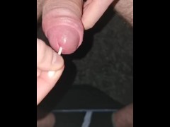 Playing with some Q-Tips, accidentaly inserting them into my cock, felt very rough.