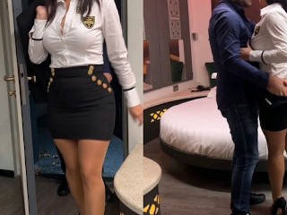 Finally I Manage to take my Secretary to the Hotel Room