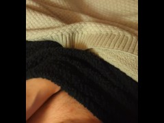 POV I was horny before bed so I gave myself a quick orgasm under the blanket