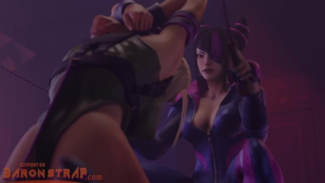 Cammy and Juri Lesbian Foot Tickle Domination