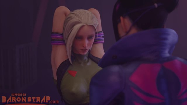 Cammy and Juri Lesbian Foot Tickle Domination