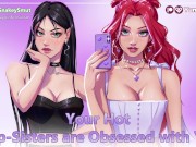 Preview 1 of Your Hot Step-Sisters are Obsessed With You! | feat. YumPrincess [Audio Porn] [Threesome] [Sluts]