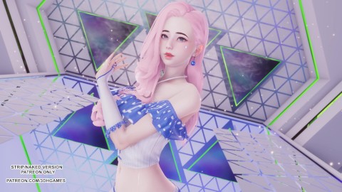 [MMD] JEON SOMI - Snelle forward Seraphine Sexy Kpop Dans League of Legends ongecensureerde Hentai