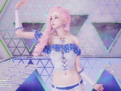 [MMD] JEON SOMI - Fast Forward Seraphine Sexy Kpop Dance League Of Legends Uncensored Hentai