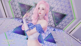 [MMD] JEON SOMI - Snelle forward Seraphine Sexy Kpop Dans League of Legends ongecensureerde Hentai