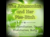 The Amazonian and Her Piss-Bitch | Public Humiliation, Diaper Humiliation, Bully