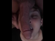 Preview 3 of My face is a table for huge cock