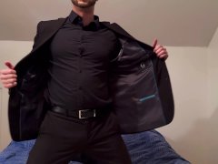 Mr Lovegrooves strips off his suit