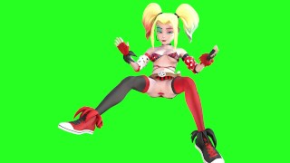 3D Cartone Animato Anale Gape Prolasso Harley Quinn DC Gwen Grandi Tette Tennyson Solo Gwen Aheago Figa Stretta P2