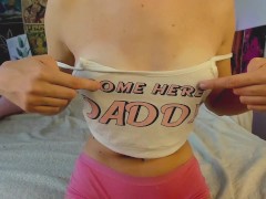 show touching nipples worship