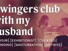 My husband watches me with another woman at a swingers club [erotic audio stories] [cuckold]