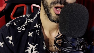 ASMR MALE Wet Mouth Sounds, Whispering, Relaxing, Tingles