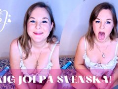 Sexig och mysig JOI på svenska