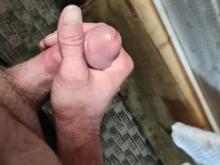 muscular men, solo male edging, exclusive, squirt