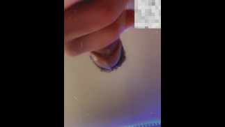 Leckerer süßer Cumshot Tropfen aus zierlicher Taschenmuschi (Casting) DaBearSmoke