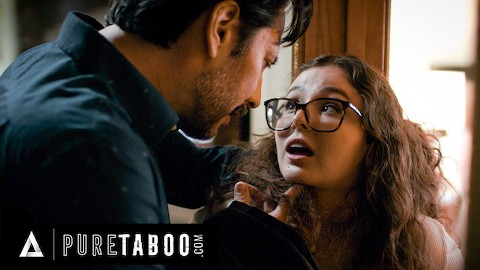 PURE TABOO Innocent Schoolgirl Leana Lovings Tries To Seduce Menacing Professor Into Sex