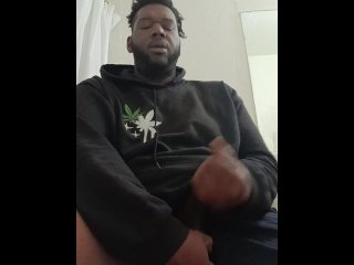 ebony, cumshot, masturbation, vertical video