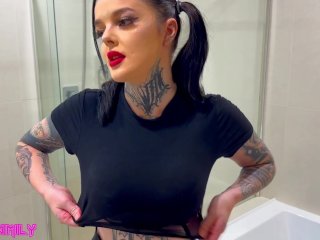Hardcore Filthy Anal Slut Gets Ass Fucked While Her Head Gets Flushed In The Toilet. screenshot number 1