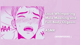 Luid Jammerend Mannelijk Gekreun En Orgasme Over Het Hele Lichaam, Zware Ademhaling Asmr