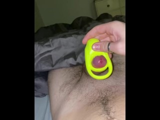 Twink Playing with Vibrating Cockring (OF:YoungSwede2023)