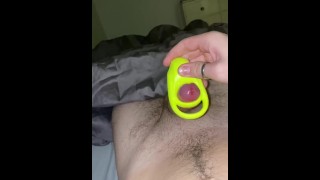 Twink playing with vibrating cockring (OF:YoungSwede2023)