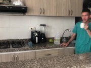 Preview 1 of horny stepmom likes to clean very sexy