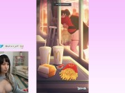 Preview 3 of Viral McDonald's Waifu 🤍 Short Hentai Animation [Fan Reaction]