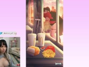 Preview 5 of Viral McDonald's Waifu 🤍 Short Hentai Animation [Fan Reaction]